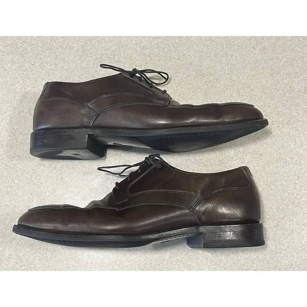 Allen Edmonds Montgomery Brown Moc Toe Lace Up Blucher Men’s Size 9.5 -Preppy